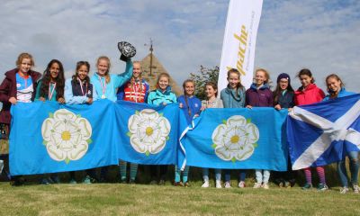 Womens relay podium, 